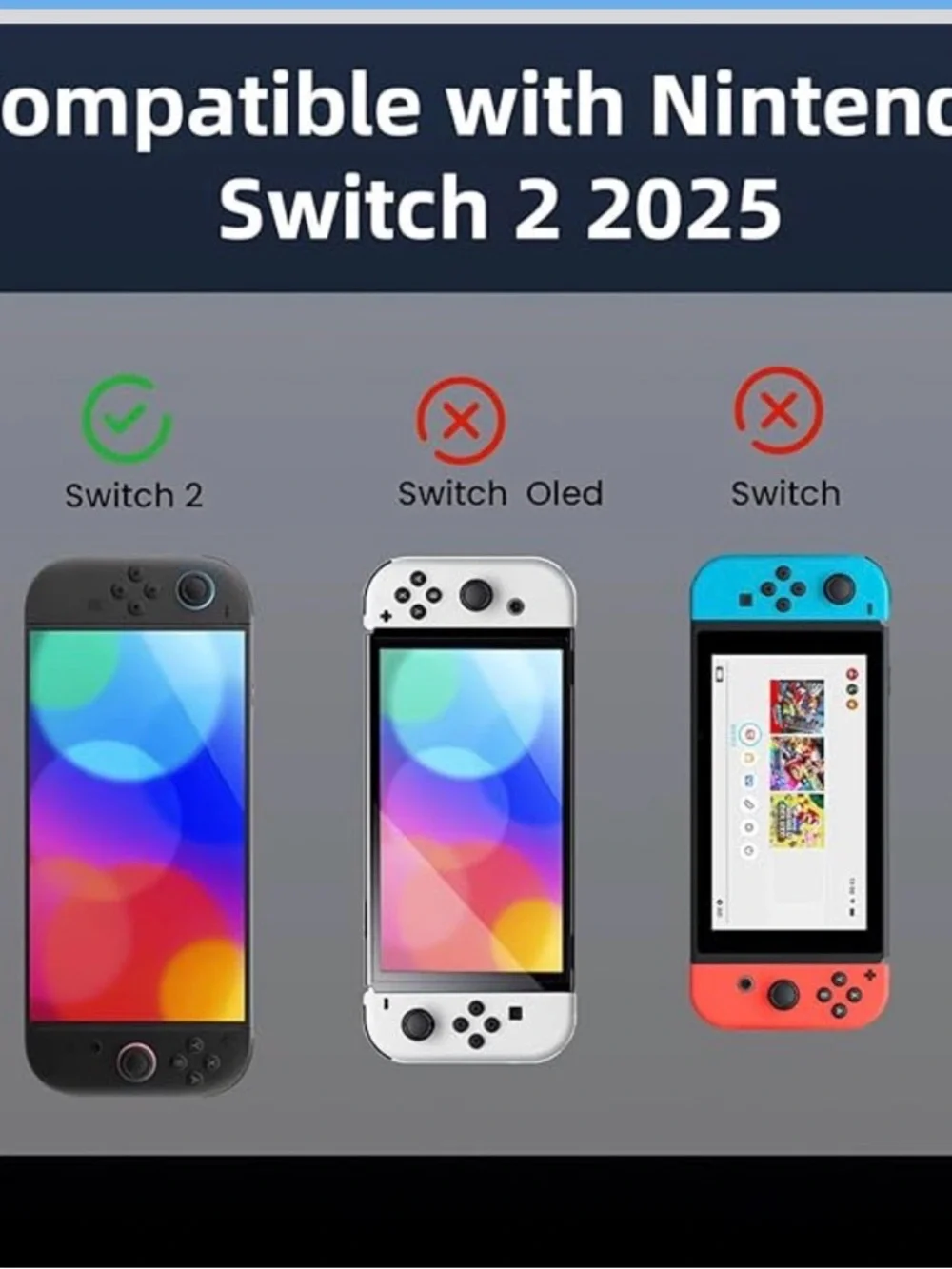 NWT Nintendo Switch 2 (2025) Protective Case Durable Travel Shell